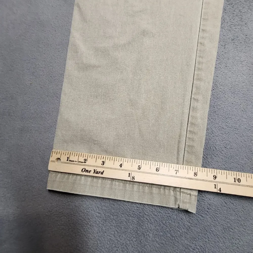Bimini Bay Pants Mens 36x30 Beige Straight Leg Distressed